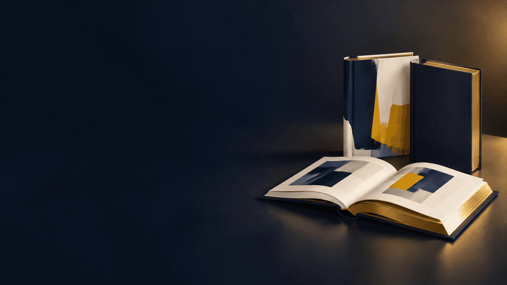 Libro de cubierta dura ilustrativa con portada impresa y páginas interiores