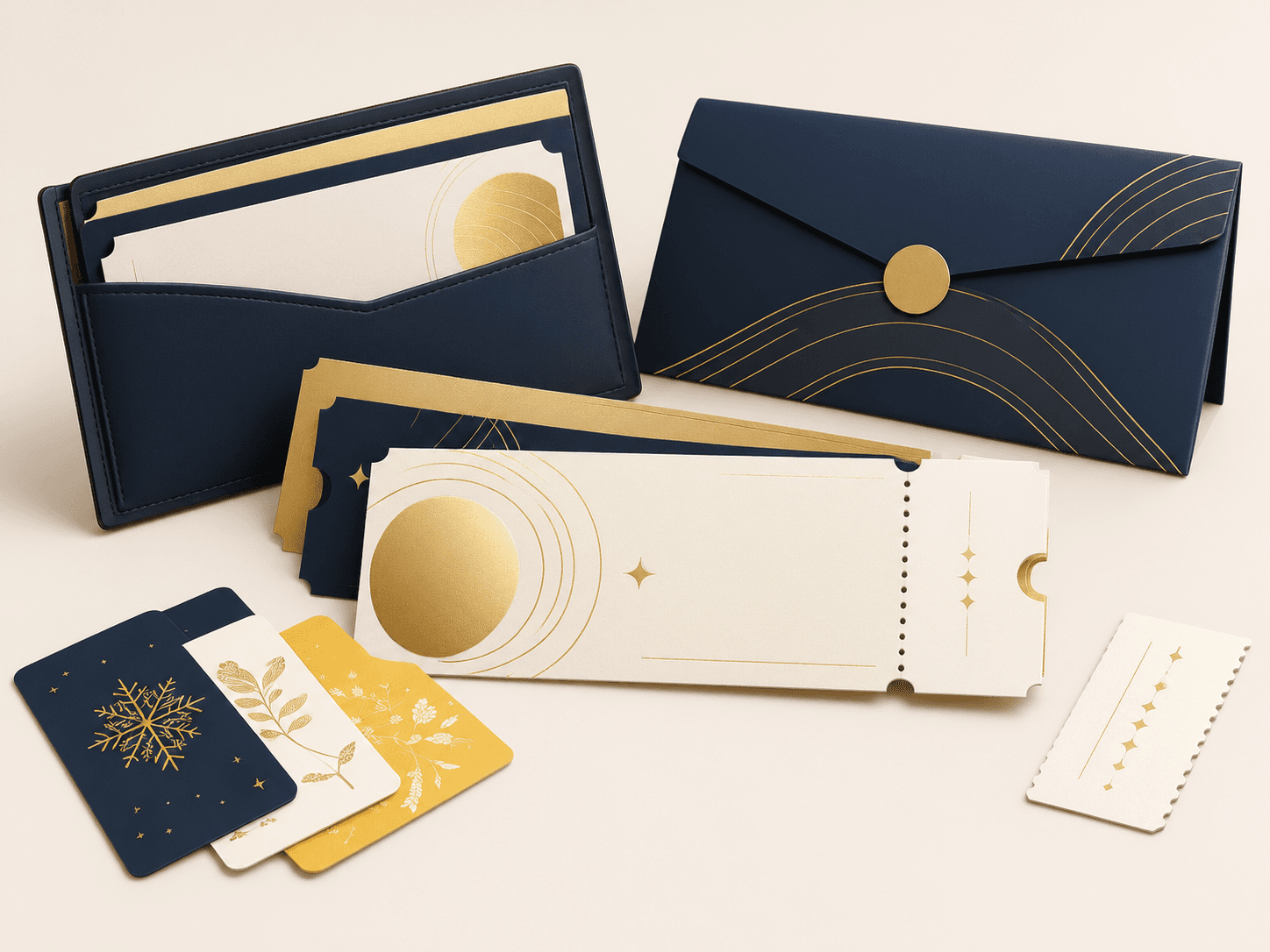 Configurations des bons-cadeaux illustrés et options de finition
