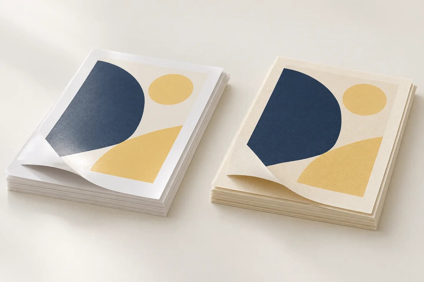 Comparación de papel interior de libro de cubierta dura ilustrativa ilustrativa
