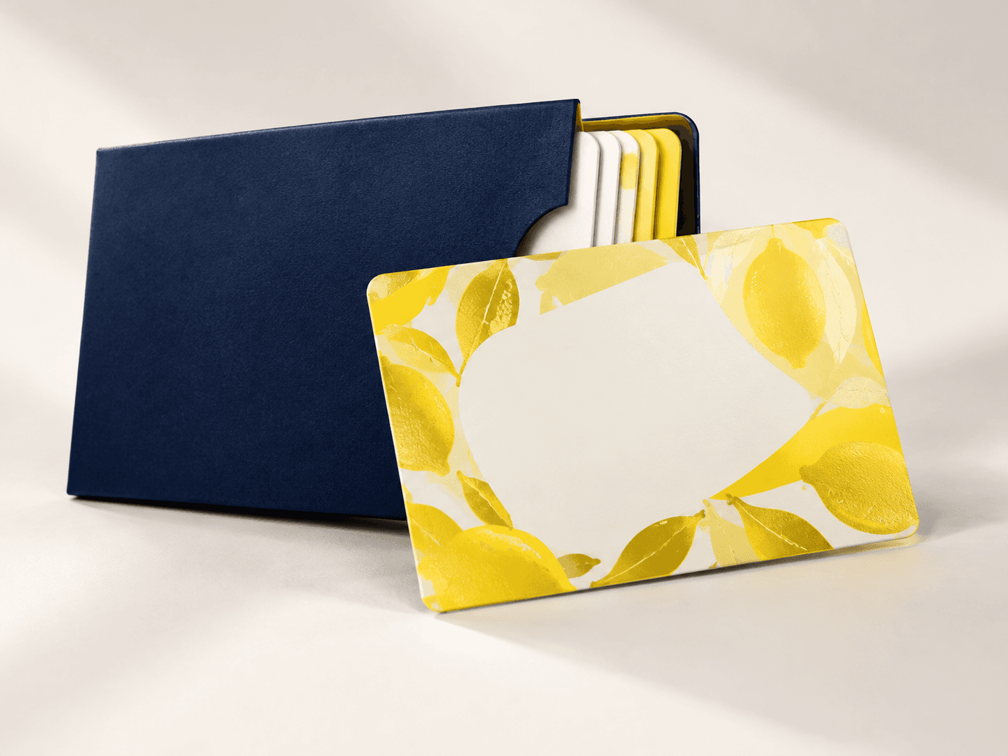 Tarjetas de regalo personalizadas impresas con el diseño de la marca