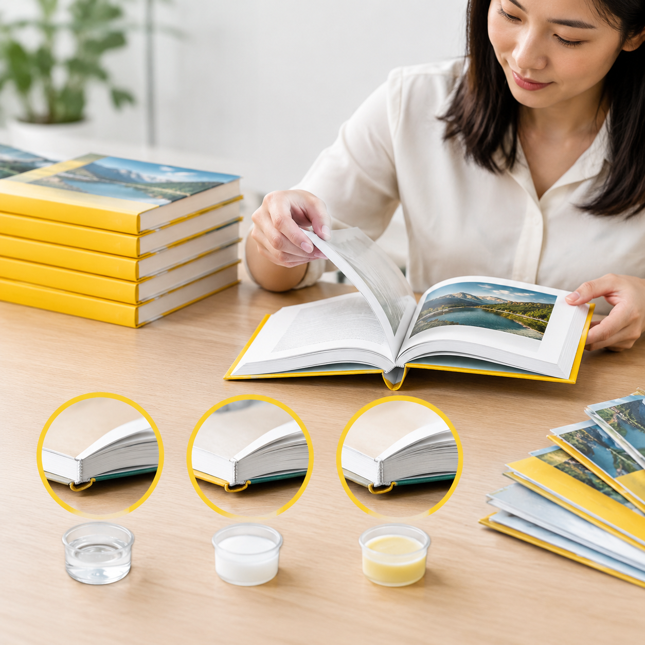 How adhesive choice affects a repeat book order